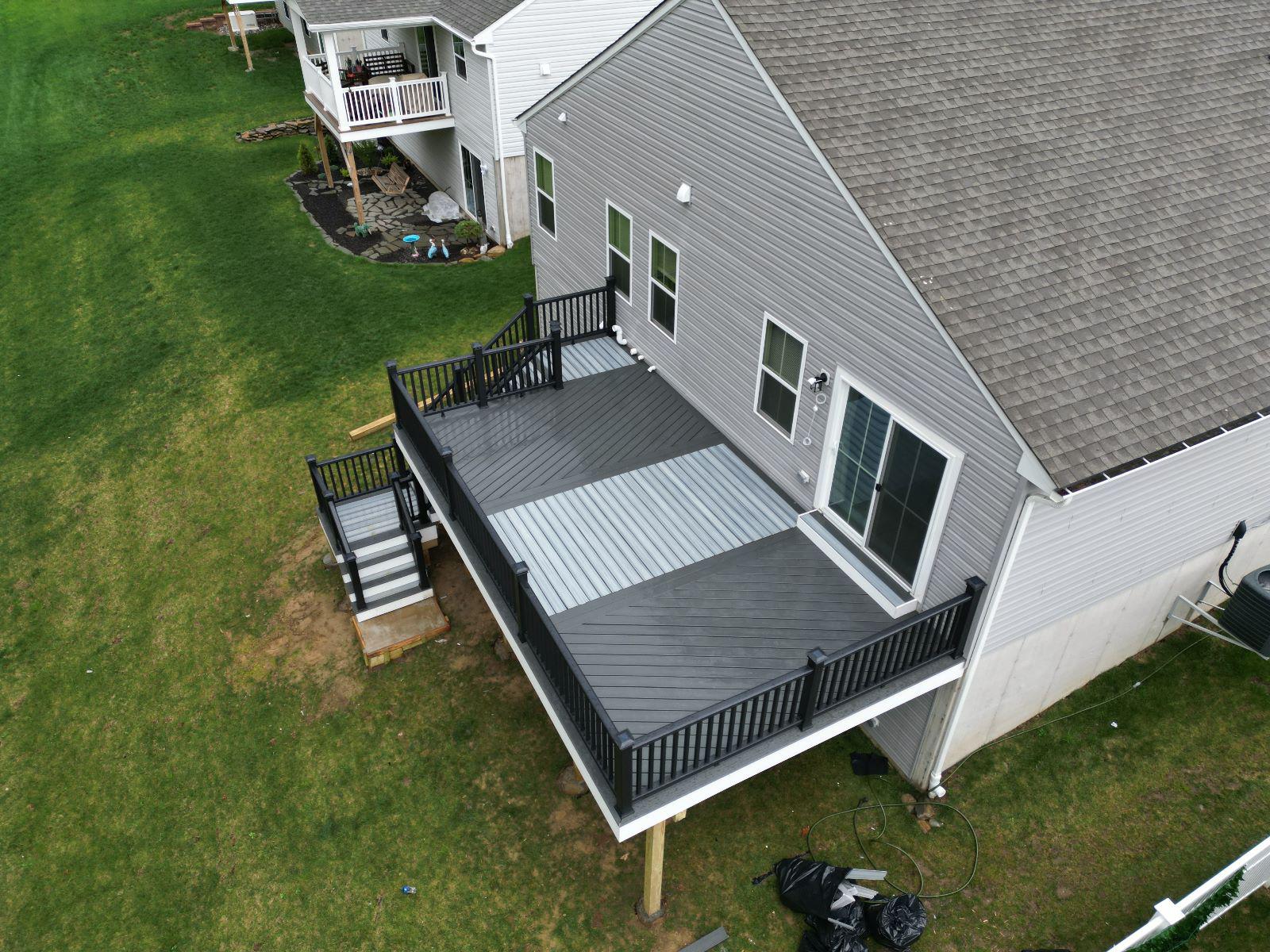 Deck construction finished photo 2